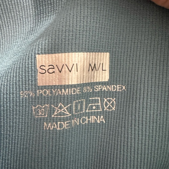 Savvi Prana Leggings Size Medium/Large, Blue - Picture 7 of 10